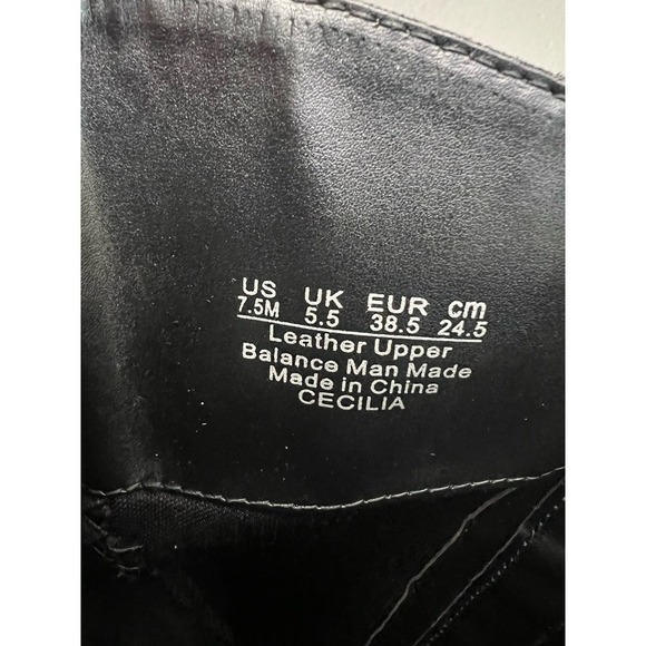 Franco Sarto Wide Calf Knee High Black Boot - Picture 6 of 8